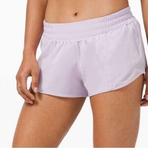 Lululemon Lavender Dew Hotty Hot Shorts 2.5’’